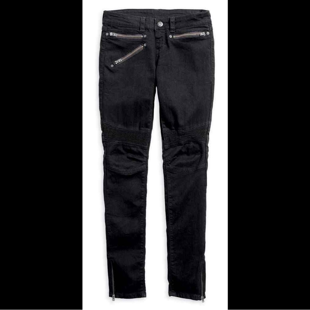 GUC Harley Davidson skinny low rise moto jeans size 4